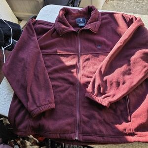 Champion Men's Maroon Fleece Jacket